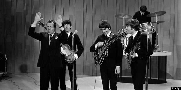 'The Ed Sullivan Show,' featuring The Beatles, performed on Sunday, February 9, 1964, from CBS's Studio 50 in New York City.