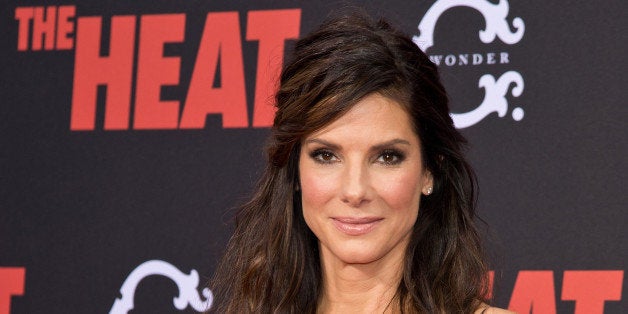 NEW YORK, NY - JUNE 23: Actress Sandra Bullock attends 'The Heat' premiere at the Ziegfeld Theatre on June 23, 2013 in New Y