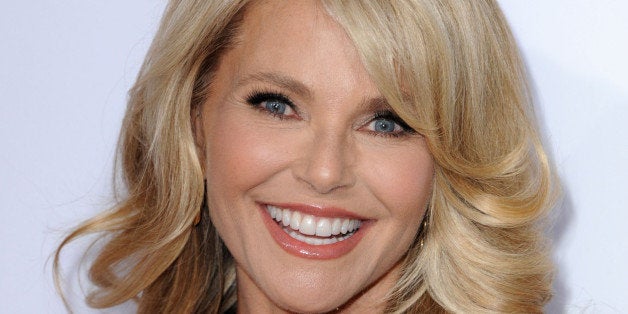HOLLYWOOD, CA - JANUARY 14: Christie Brinkley arrives at the NBC And Time Inc. 50th Anniversary Celebration Of Sports Illust