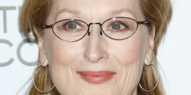 PARIS, FRANCE - FEBRUARY 13: Meryl Streep attends the 'August : Osage County' Paris premiere at Cinema UGC Normandie on February 13, 2014 in Paris, France. (Photo by Julien M. Hekimian/Getty Images)