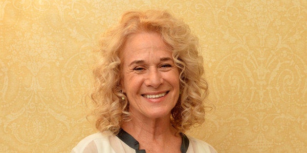 NEW YORK, NY - JUNE 08: Carole King poses in the press room at the 68th Annual Tony Awards on June 8, 2014 in New York City.