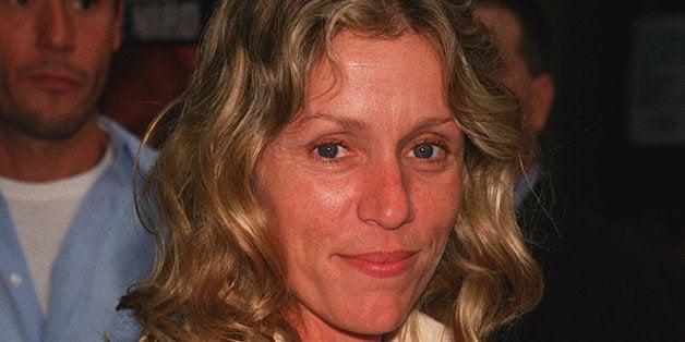 Actress Frances McDormand arrives for the premiere of her new movie "City By The Sea," Monday, Aug. 26, 2002 in New York. "City by the Sea" tells the gripping story of a dedicated police officer who discovers that the chief suspect in his current murder investigation is his own son. (AP Photo/ Darla khazei)