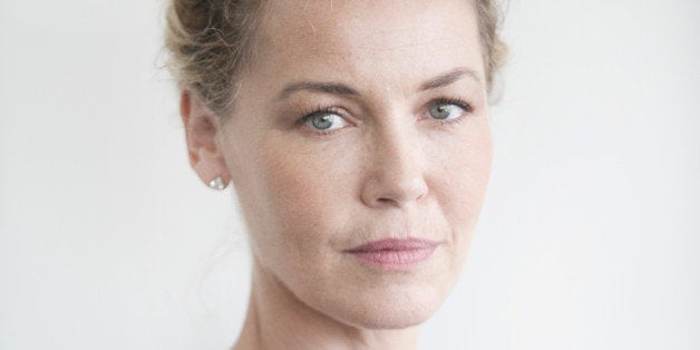 LOCARNO, SWITZERLAND - AUGUST 07: Actress Connie Nielsen poses on August 7, 2014 in Locarno, Switzerland. (Photo by Vittori