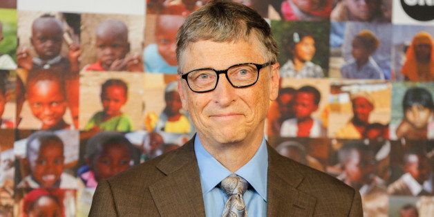 BERLIN, GERMANY - NOVEMBER 11: Bill Gates attend a press conference at the Federal Ministry for Economic Cooperation and Development on November 11, 2014 in Berlin, Germany. Bill Gates is founder of Bill and Melinda Gates foundation. (Photo by Christian Marquardt/Getty Images)