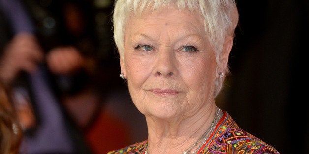 LONDON, ENGLAND - FEBRUARY 17: Dame Judi Dench attends The Royal Film Performance and World Premiere of 'The Second Best Exotic Marigold Hotel' at Odeon Leicester Square on February 17, 2015 in London, England. (Photo by Anthony Harvey/Getty Images)