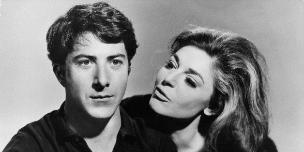 Dustin Hoffman and Anne Bancroft publicity portrait for the film 'The Graduate', 1967. (Photo by Embassy Pictures/Getty Image