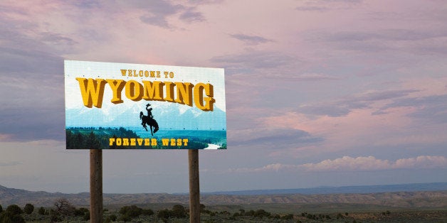 Welcome to Wyoming Sign