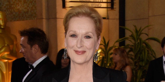 HOLLYWOOD, CA - FEBRUARY 22: Actress Meryl Streep attends the 87th Annual Academy Awards at Hollywood & Highland Center on February 22, 2015 in Hollywood, California. (Photo by Frazer Harrison/Getty Images)