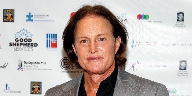 FILE - In this Sept. 11, 2013 file photo, former Olympic athlete Bruce Jenner arrives at the Annual Charity Day hosted by Cantor Fitzgerald and BGC Partners, in New York. ABC 's Diane Sawyer will interview the former Olympic champion and patriarch of the Kardashian television clan in a two-hour interview airing on Friday, April 24. (Photo by Mark Von Holden/Invision/AP, File)