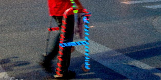 Humiliation based on numerical markers is very much a tradition. And for the newly turned 30, a walker seems like proper attire (especially when adorned in lights).Day 179 - #CY365 - Traditional Attire