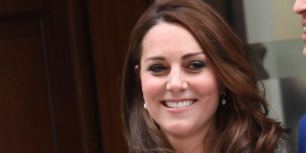 Photo by: KGC-03/STAR MAX/IPx 5/2/15 The Princess of Cambridge is seen outside the Lindo Wing of St. Mary's Hospital with her