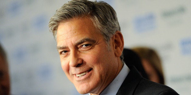 George Clooney attends "An Evening of SeriousFun Celebrating the Legacy of Paul Newman", hosted by the SeriousFun Children's Network at Avery Fisher Hall on Monday, March 2, 2015, in New York. (Photo by Evan Agostini/Invision/AP)