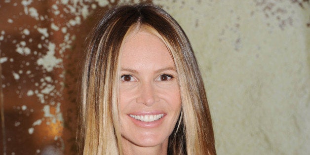 LONDON, UNITED KINGDOM - MAY 22: Elle Macpherson launches The Super Elixir at Selfridges on May 22, 2014 in London, England.