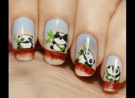 Red Panda | Nail art, Nails, Cute nail art