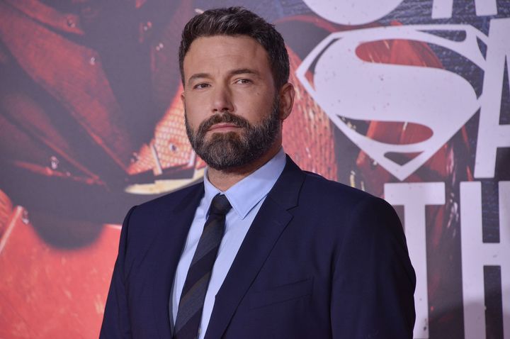 Ben Affleck arrives at the "Justice League" Los Angeles premiere in 2017. 
