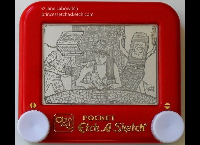 Bot Makes Etch A Sketch Art In One Continuous Line  Hackaday