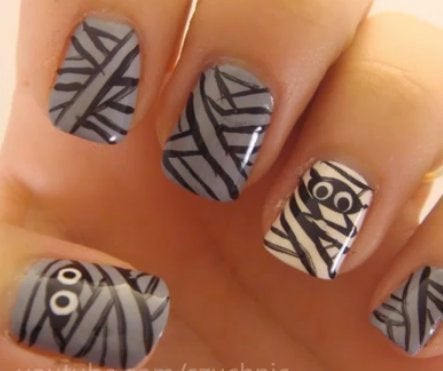 Halloween Nail Art 10 Sweet And Spooky Manicure Tutorials From Youtube Watch Huffpost