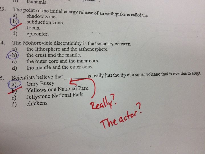 Exam Fails Teacher Posts Hilarious Exam Answer On Reddit PHOTO HuffPost