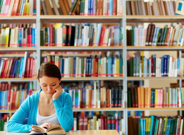 portrait of clever student with ...