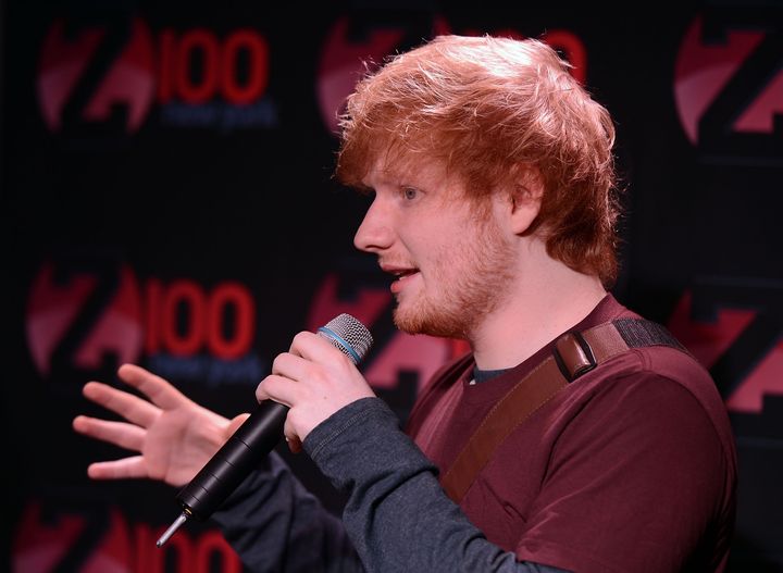 NEW YORK, NY - MARCH 28: Elvis Duran hosts a Z100 performance by Ed Sheeran at the Z100 Studio on March 28, 2013 in New York City. (Photo by Andrew H. Walker/Getty Images)