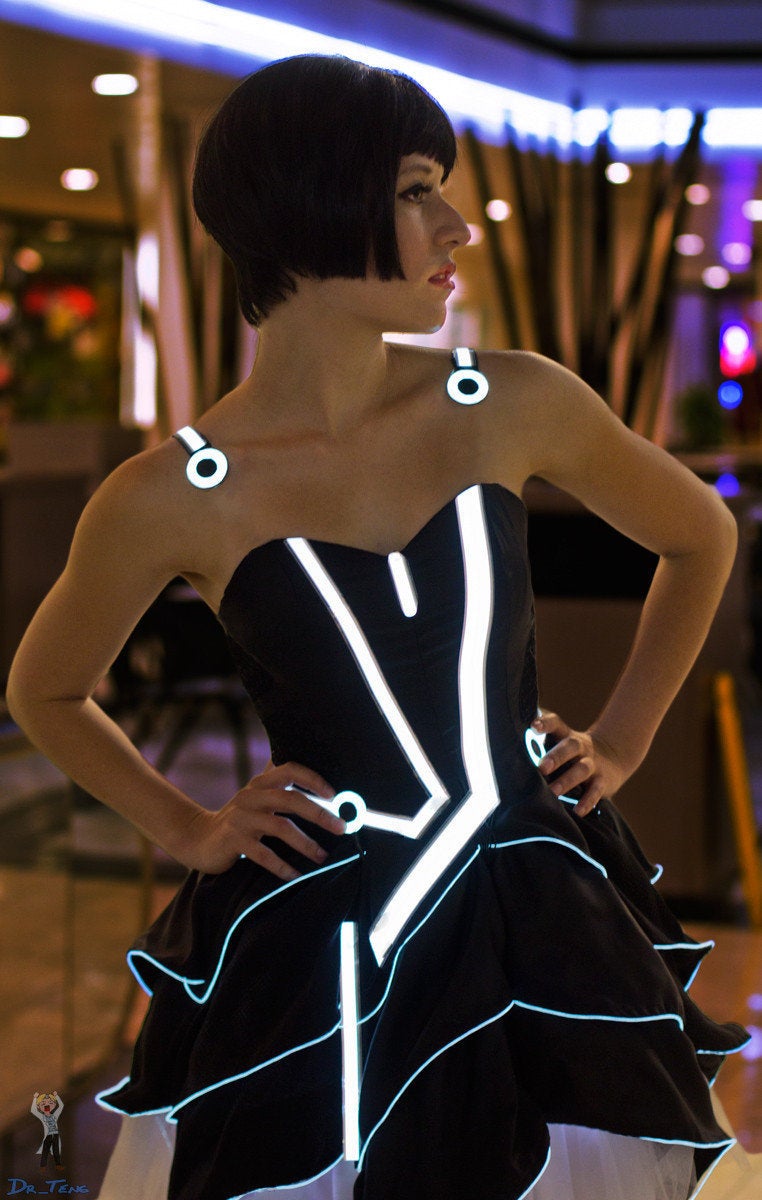 Tron Prom Dress