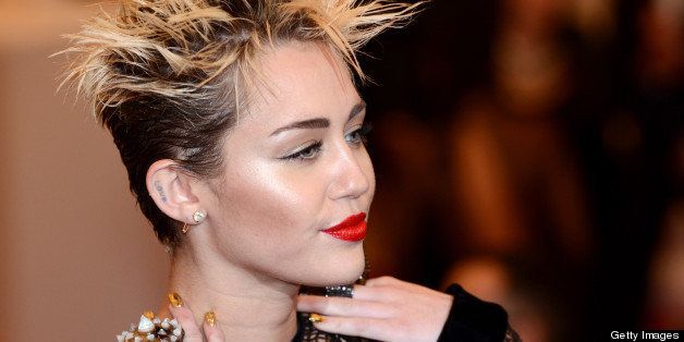 NEW YORK, NY - MAY 06: Miley Cyrus attends the Costume Institute Gala for the 'PUNK: Chaos to Couture' exhibition at the Metropolitan Museum of Art on May 6, 2013 in New York City. (Photo by Karwai Tang/FilmMagic)