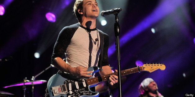 NASHVILLE, TN - JUNE 07: Hunter Hayes performs at LP Field during the 2013 CMA Music Festival on June 7, 2013 in Nashville, Tennessee. (Photo by Frederick Breedon IV/WireImage)