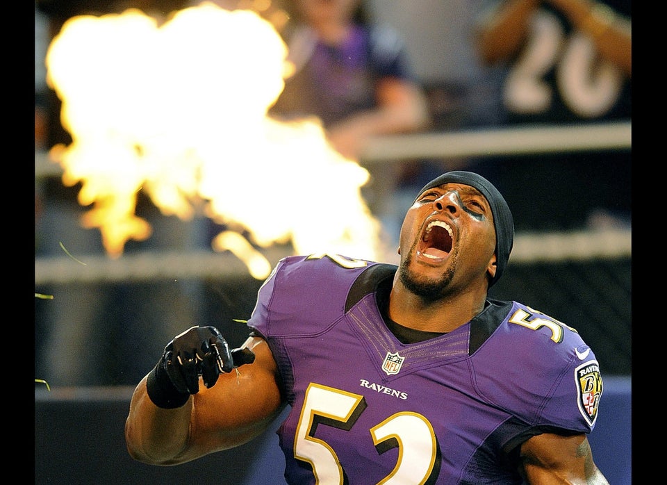 Baltimore Ravens Linebacker Ray Lewis 