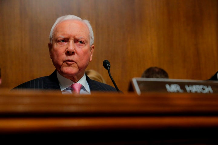 Sen. Orrin Hatch (R-Utah) during Brett Kavanaugh's testimony before the Senate Judiciary Committee on Sept. 27.