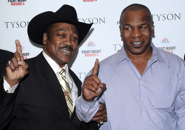 Image result for tyson with joe frazier
