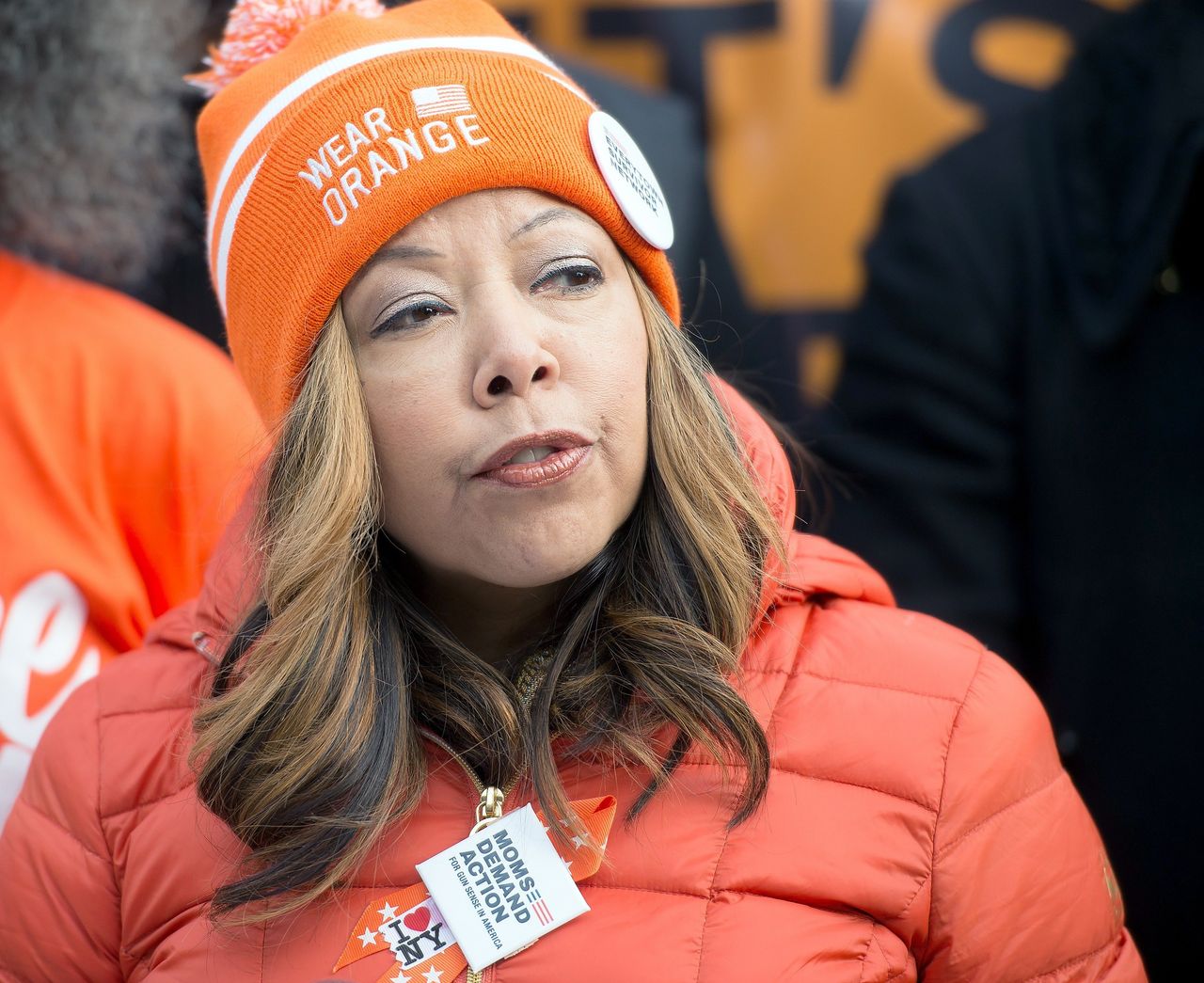 Lucy McBath, at a Peace Week event in New York City in 2016, will have a tough race against Karen Handel, who won the special election in the suburban Atlanta district last year.