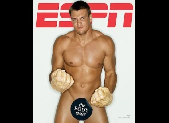 550px x 400px - ESPN 'Body Issue' 2012: Rob Gronkowski, Candace Parker Among Naked Cover  Models (PHOTOS) | HuffPost Sports
