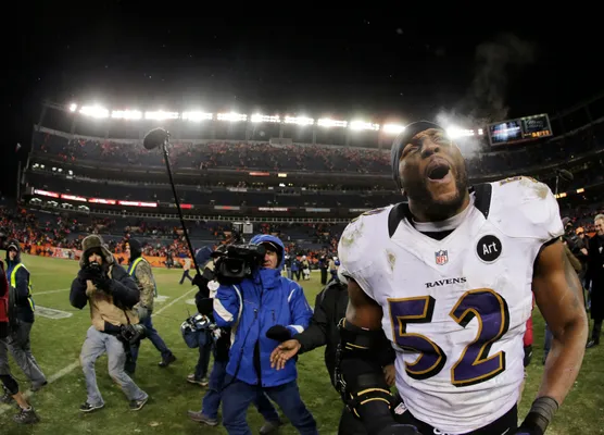 RAW FILE - Baltimore Ravens wide receiver Jacoby Jones (12) catches a pass  for a touchdown late in the fourth quarter of an AFC divisional playoff NFL  football game in Denver. (AP