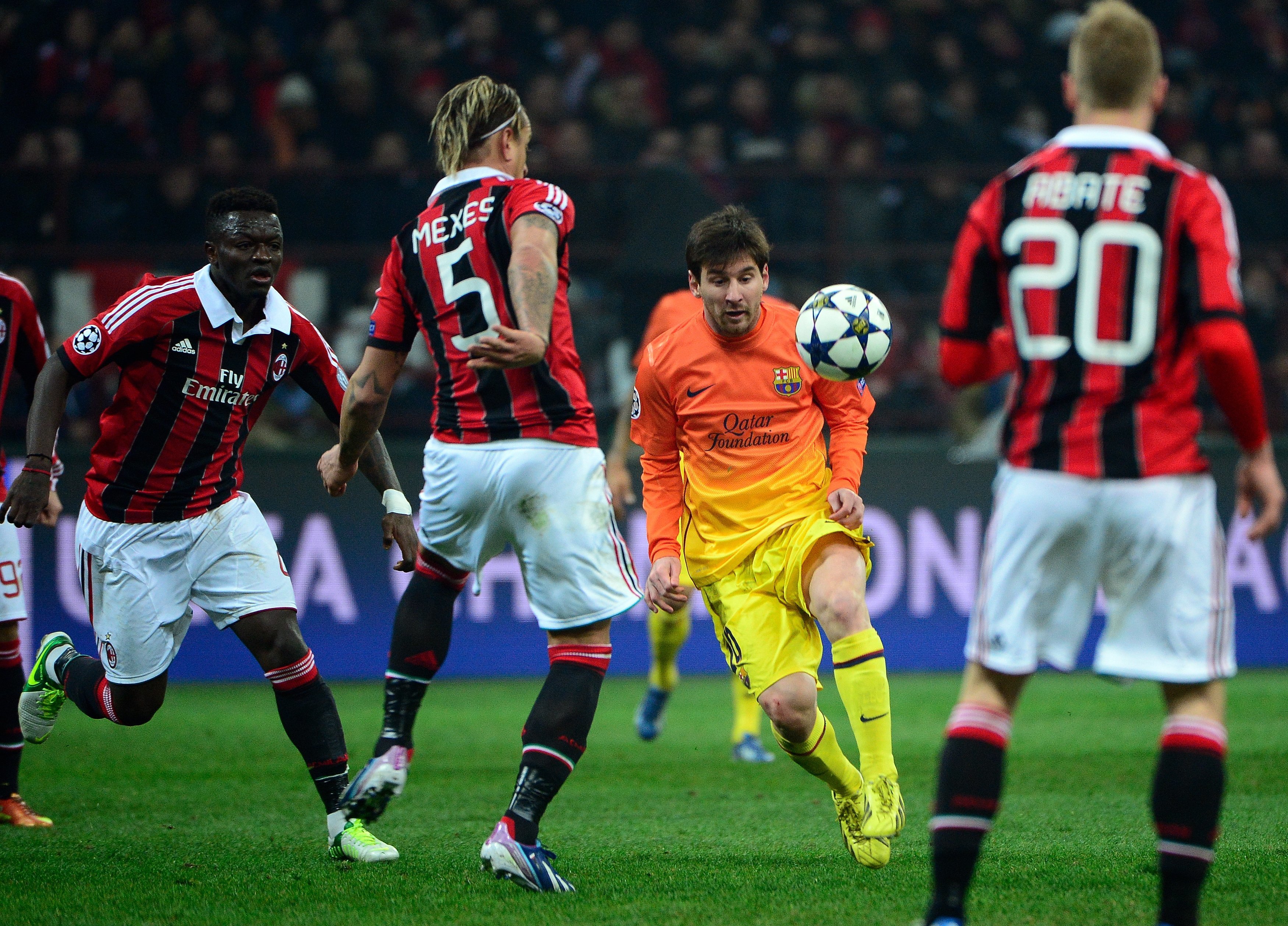 AC Milan Stuns Barcelona, 2-0: Boateng, Muntari Goals Decide Champions ...