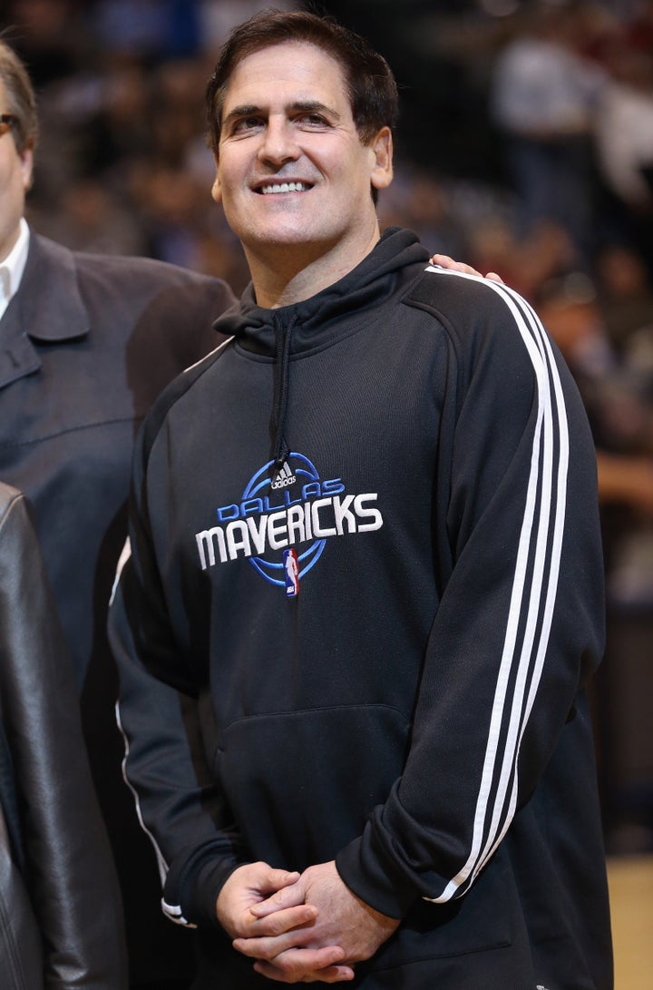 DALLAS, TX - DECEMBER 10: Mark Cuban of the Dallas Mavericks at American Airlines Center on December 10, 2012 in Dallas, Tex
