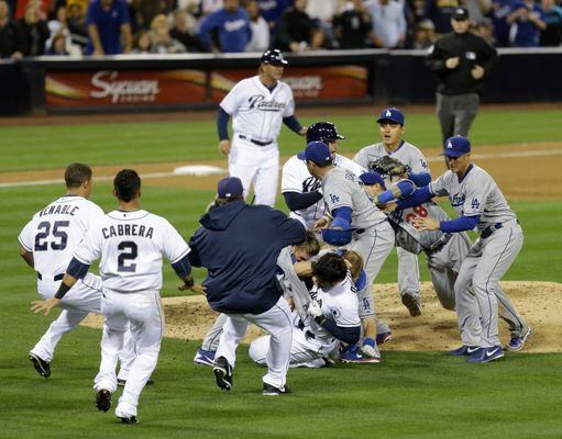 MLB: Greinke injured in brawl with Padres