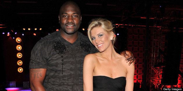 INDIANAPOLIS, IN - FEBRUARY 03: Marcellus Wiley and sportscaster Charissa Thompson attend ESPN The Magazine's 'NEXT' Event on February 3, 2012 in Indianapolis, Indiana. (Photo by Theo Wargo/Getty Images for ESPN)