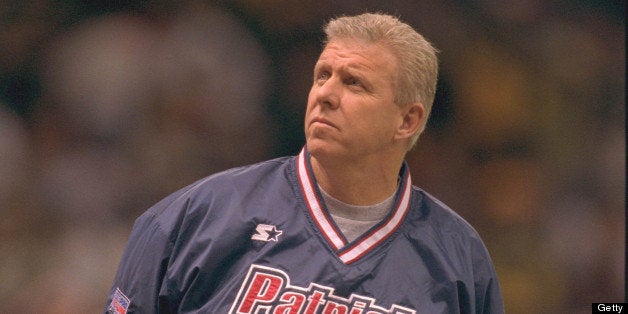 New England Patriots head coach Bill Parcells talks with