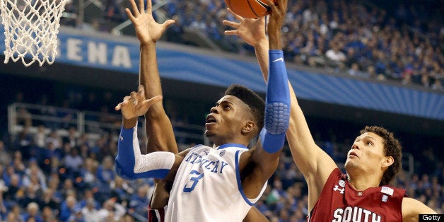 LEXINGTON, KY - FEBRUARY 05: Nerlens Noel #3 of the Kentucky Wildcats shoots the ball during the game against the South Carolina Gamecocks at Rupp Arena on February 5, 2013 in Lexington, Kentucky. (Photo by Andy Lyons/Getty Images)