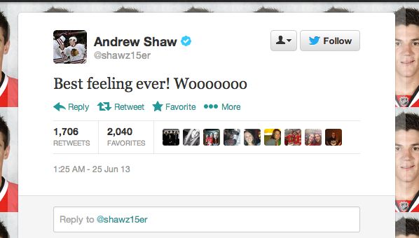 Andrew Shaw, Chicago Blackhawks
