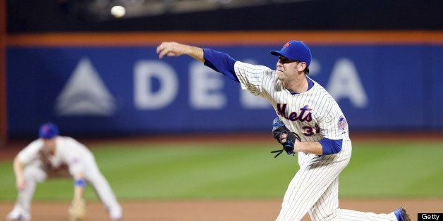 NEW YORK, NY - JULY 03: Matt Harvey #33 of the New York Mets delivers a pitch in the first inning against the Arizona Diamondbacks on July 3, 2013 at Citi Field in the Flushing neighborhood of the Queens borough of New York City. (Photo by Elsa/Getty Images)