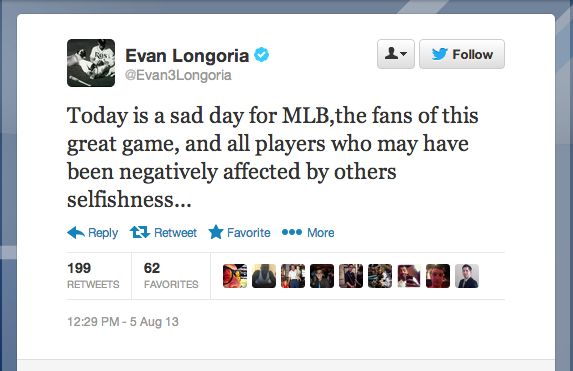 Evan Longoria Among MLB Players To Share Reactions To Biogenesis