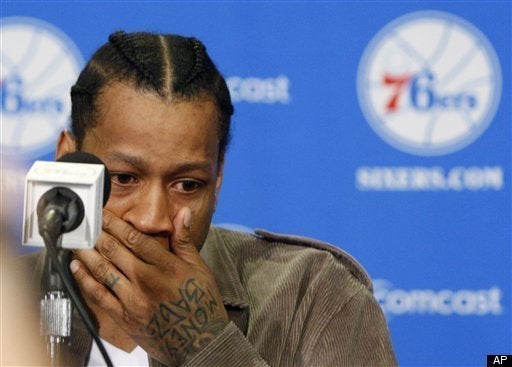 Allen Iverson Press Conference Video Ai Cries In Return To