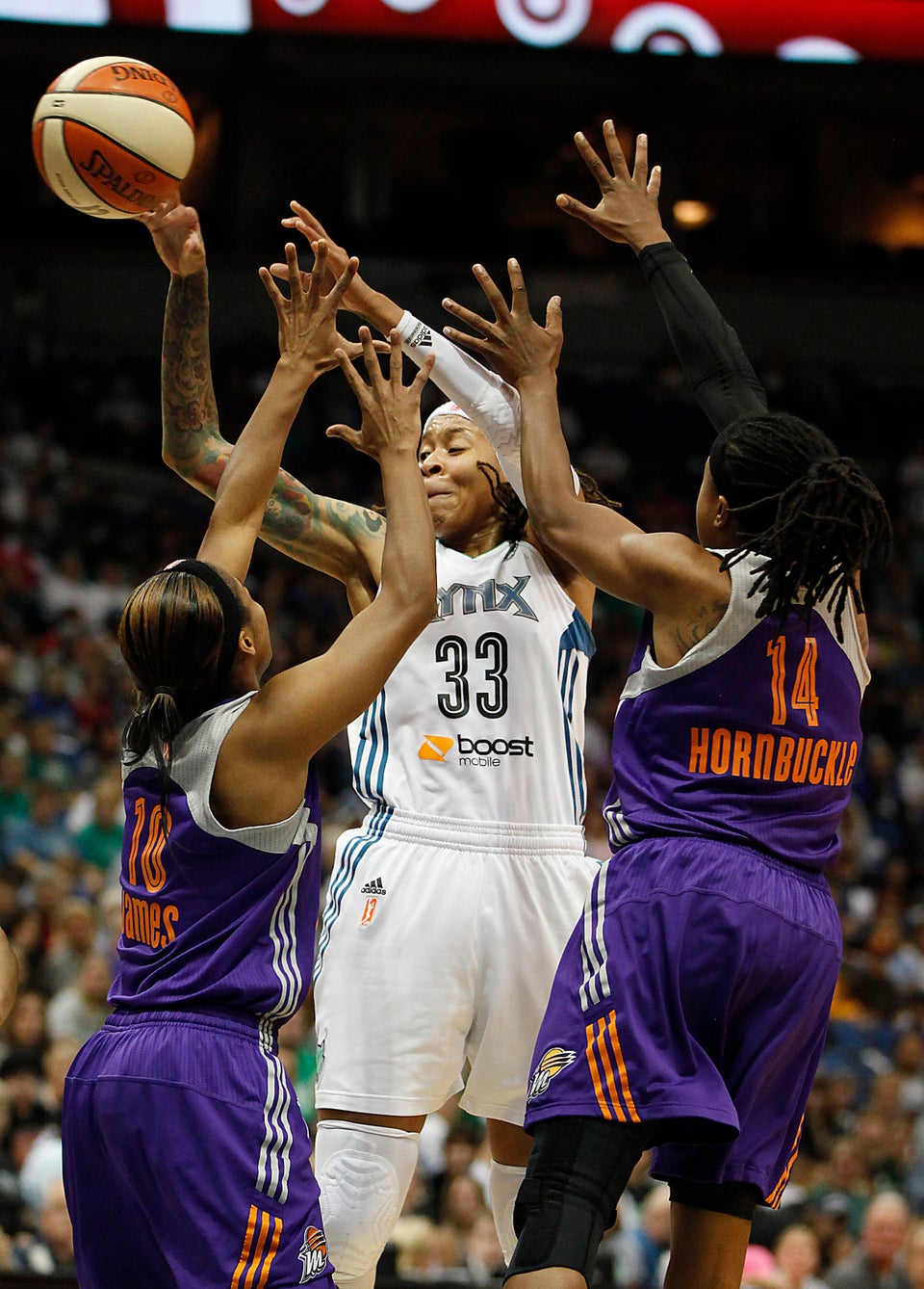 Seimone Augustus, Jasmine James, Alexis Hornbuckle