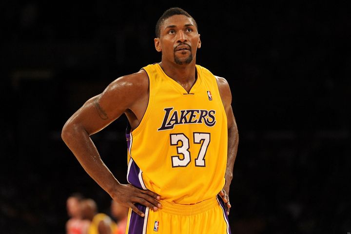 ron artest fight lakers