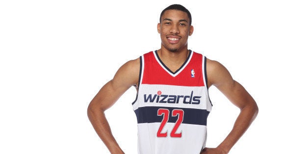 WASHINGTON, DC - SEPTEMBER 27: Otto Porter Jr #22 of the Washington Wizards poses for a portrait during 2013 NBA Media Day at the Verizon Center on September 27, 2013 in Washington, DC. NOTE TO USER: User expressly acknowledges and agrees that, by downloading and or using this photograph, User is consenting to the terms and conditions of the Getty Images License Agreement. Mandatory Copyright Notice: Copyright 2013 NBAE (Photo by Ned Dishman/NBAE via Getty Images)