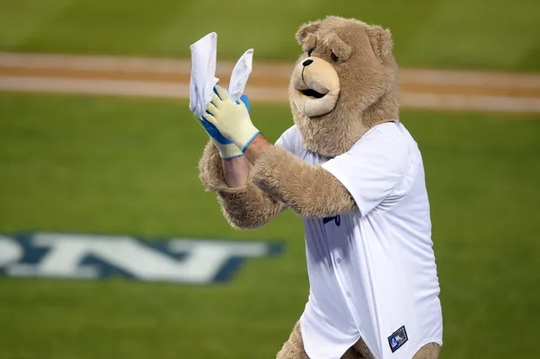 Los Angeles Dodgers introduce terrifying mascot, say he's 'not a mascot' -  Sports Illustrated