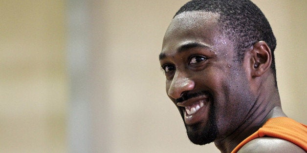 SHANGHAI, CHINA - NOVEMBER 20: (CHINA OUT) American professional basketball player Gilbert Arenas of Shanghai Sharks attends
