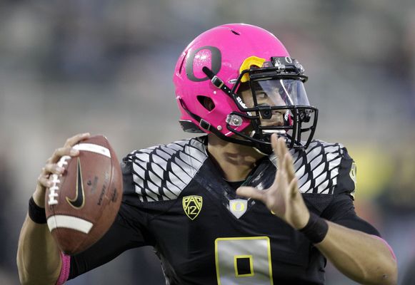 PHOTOS: Oregon's pink helmets in action 