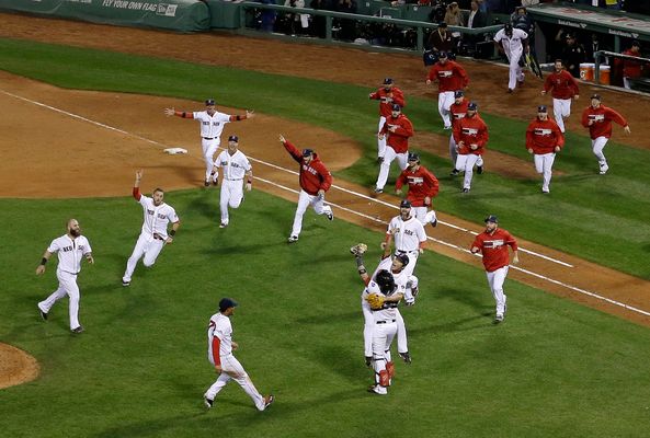 Jonny Gomes (OF) and Mike Napoli (1B), Red Sox Rolling Party